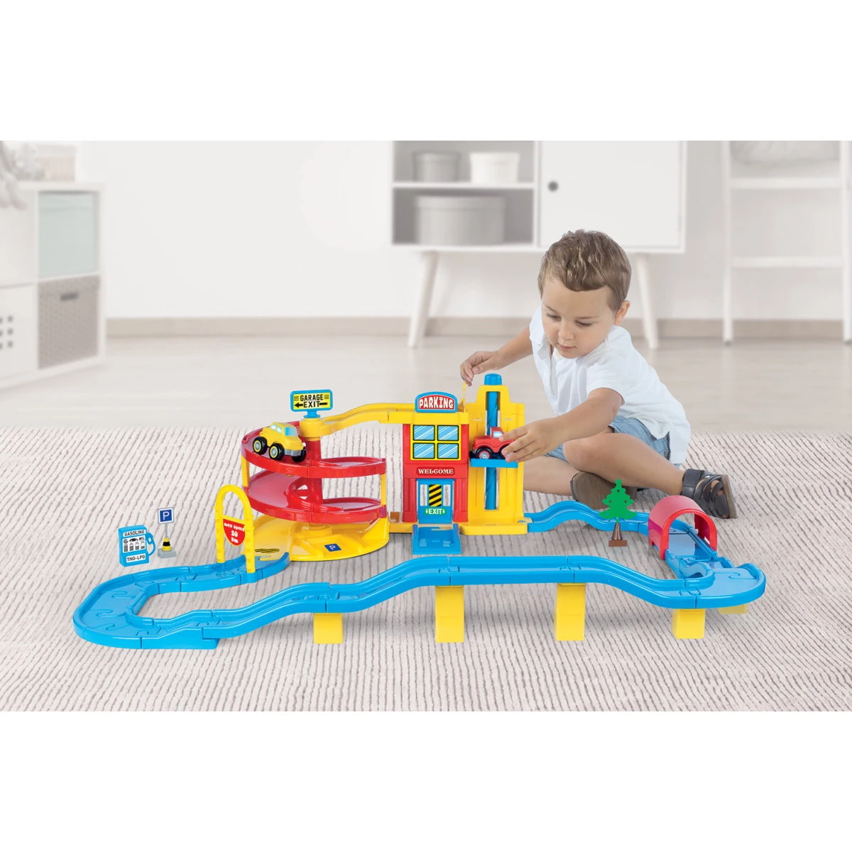 Dolu Big Parkeergarage Speelset 5154 2 Dolu Big Parkeergarage Speelset 5154 - Afbeelding 2