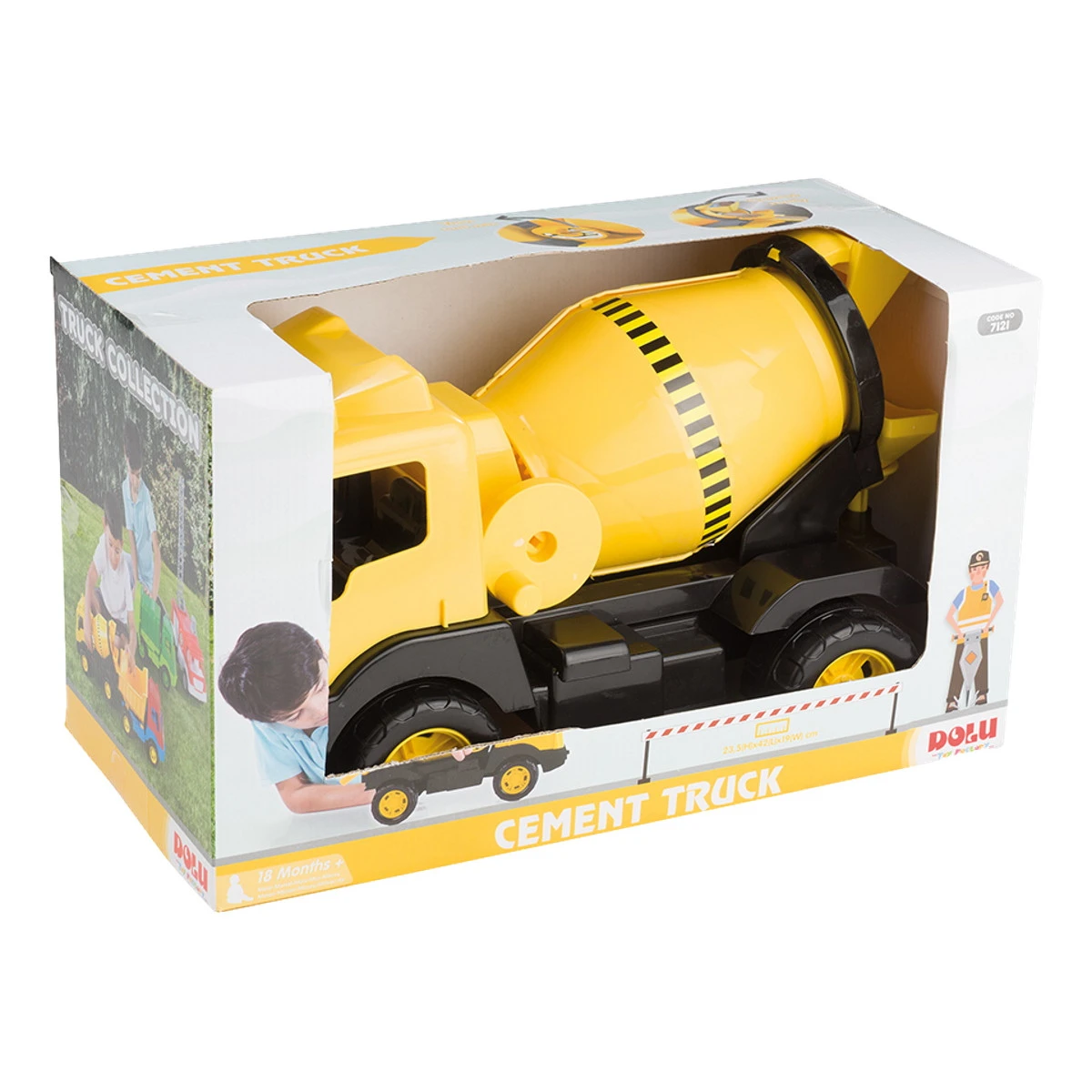 Dolu Speelgoed Betonmixer 7121 5 Dolu Speelgoed Betonmixer 7121 - Afbeelding 5