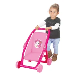 Dolu Unicorn Poppen Wandelwagen 2559 -Dolu Verkoopwinkel dolu unicorn poppen wandelwagen 2559 3