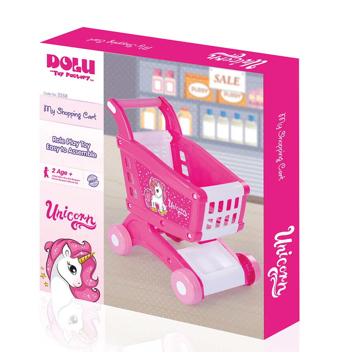 Dolu Unicorn Winkelwagentje 2558 5 Dolu Unicorn Winkelwagentje 2558 - Afbeelding 5