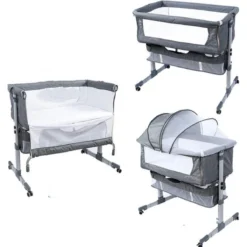 Eco Baby Donkergrijs Wieg Aan Bed FB5001 10 Eco Baby Donkergrijs Wieg Aan Bed FB5001 -Dolu Verkoopwinkel eco baby donkergrijs wieg aan bed fb5001 3 1