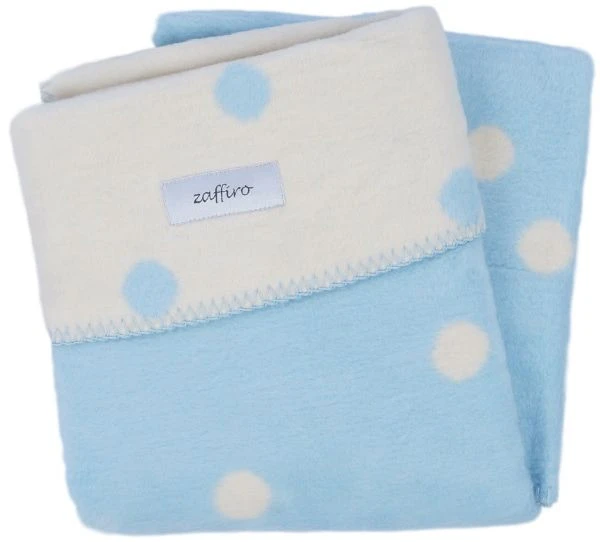 Zaffiro Ecru & Blauw Gestipt 100 X 150 Cm Ledikantdeken 15311 1 Zaffiro Ecru & Blauw Gestipt 100 X 150 Cm Ledikantdeken 15311