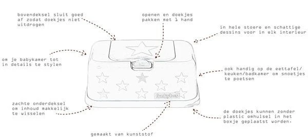 FunkyBox Pale Pink Little Heart FB41 2 FunkyBox Pale Pink Little Heart FB41 - Afbeelding 2