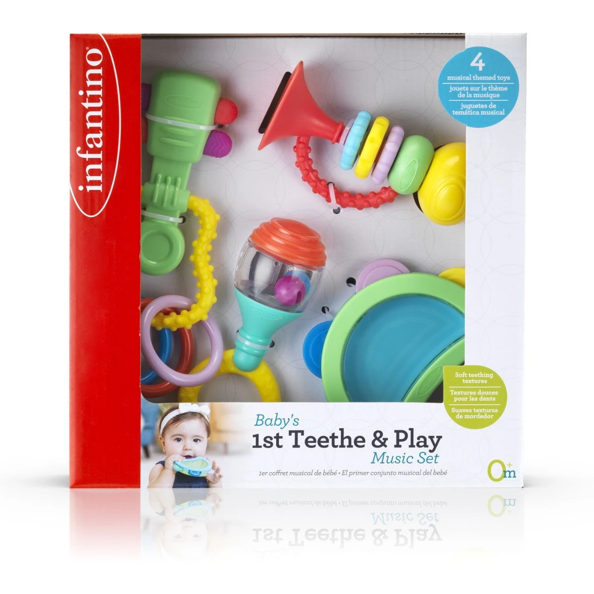 Infantino Baby's 1st Muziek Bijtringen Set BK-315074 6 Infantino Baby's 1st Muziek Bijtringen Set BK-315074 - Afbeelding 6