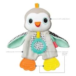 Infantino Cuddly Pinguin Bijtspeeltje BK-316329 -Dolu Verkoopwinkel infantino cuddly pinguin bijtspeeltje bk 316329 3