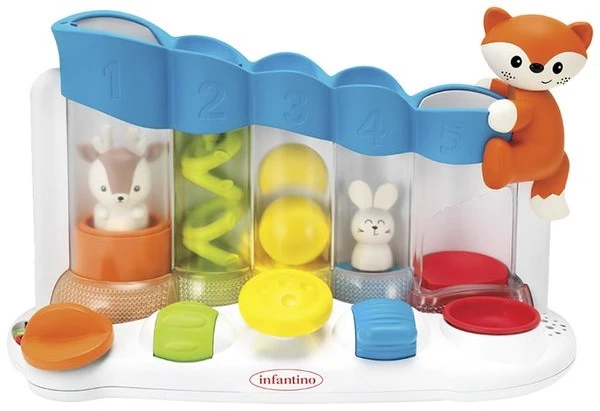 Infantino Sensory Ball Drop Piano BK-216428 2 Infantino Sensory Ball Drop Piano BK-216428 - Afbeelding 2