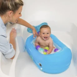 Infantino Whale Bubble Opblaasbaar Babybadje Bk-205016 -Dolu Verkoopwinkel infantino whale bubble opblaasbaar badje bk 205016 2