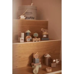 Jollein Farm Houten Blokkenset 712-603-67021 -Dolu Verkoopwinkel jollein ss23 1004 blokken