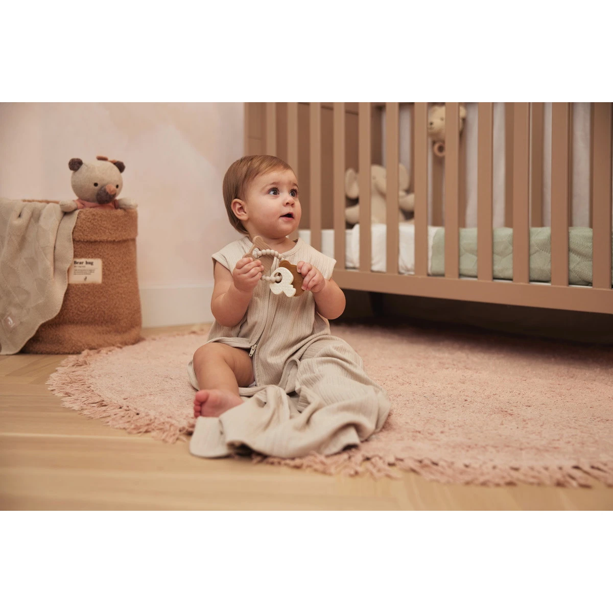 Jollein Ajour Nougat 70 Cm Zomerslaapzak 048-510-67019 5 Jollein Ajour Nougat 70 Cm Zomerslaapzak 048-510-67019 - Afbeelding 5