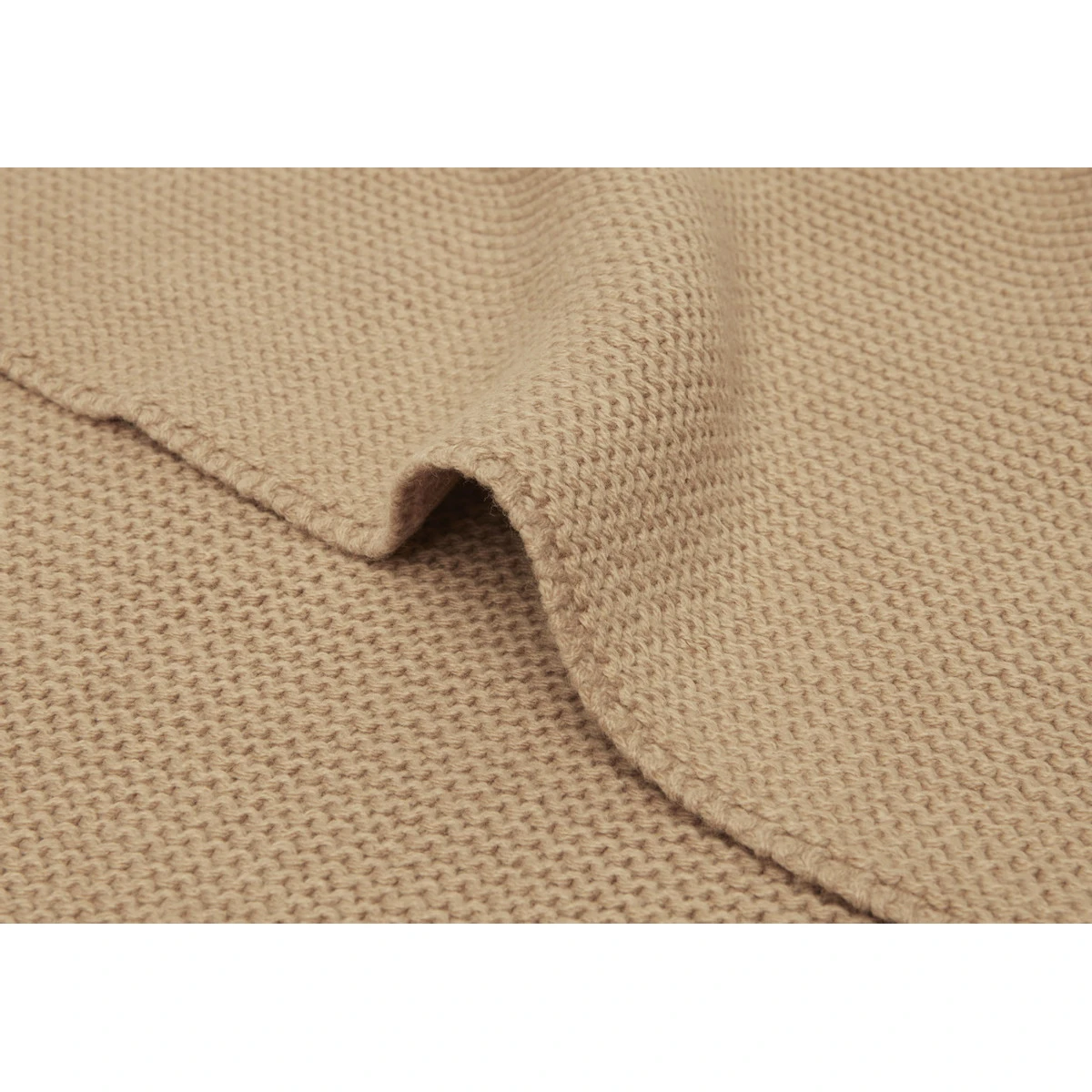 Jollein Basic Knit Biscuit 100 X 150 Cm Ledikantdeken 516-522-66072 - Afbeelding 6