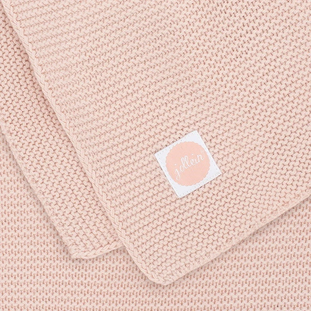 Jollein Basic Knit Pale Pink 100 X 150 Cm Ledikantdeken 516-522-65310 3 Jollein Basic Knit Pale Pink 100 X 150 Cm Ledikantdeken 516-522-65310 - Afbeelding 3