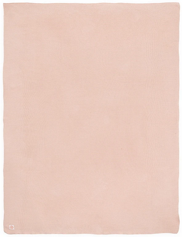 Jollein Basic Knit Pale Pink 100 X 150 Cm Ledikantdeken 516-522-65310 2 Jollein Basic Knit Pale Pink 100 X 150 Cm Ledikantdeken 516-522-65310 - Afbeelding 2