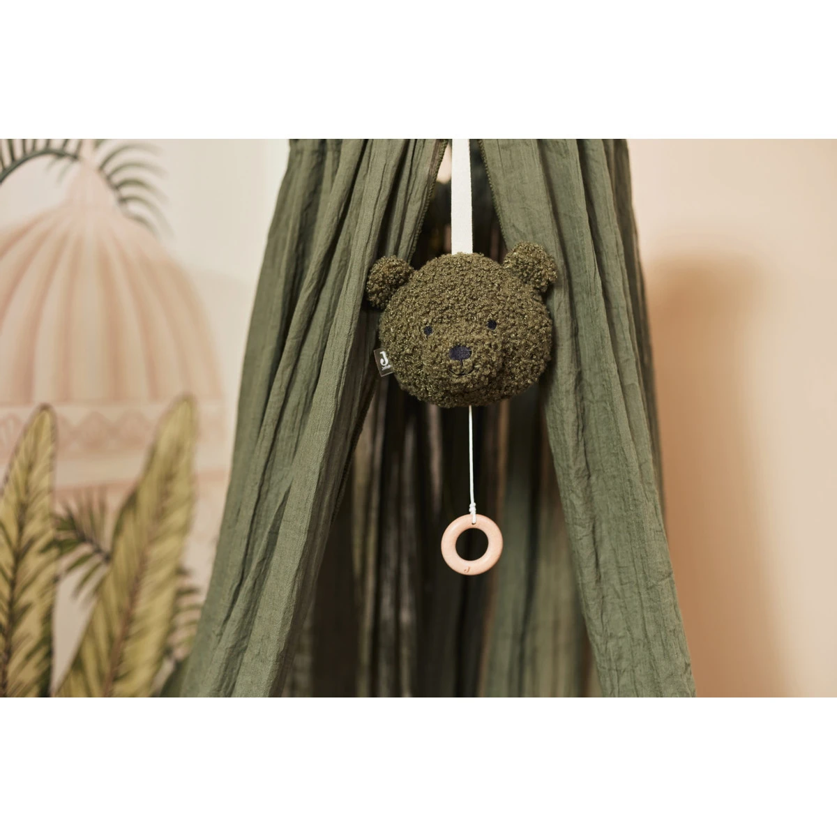 Jollein Vintage Leaf Green 245 Cm Klamboe 002-005-00157 4 Jollein Vintage Leaf Green 245 Cm Klamboe 002-005-00157 - Afbeelding 4