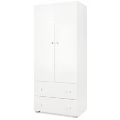 Babykamer Teuntje Wit: Ledikant, Commode En Kast 9 Babykamer Teuntje Wit: Ledikant, Commode En Kast -Dolu Verkoopwinkel kast teuntje wit