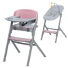 Kinderkraft Livy Aster Pink 4-in-1 Meegroeistoel Incl. Calmee Wipstoeltje KHLICA00PNK0000