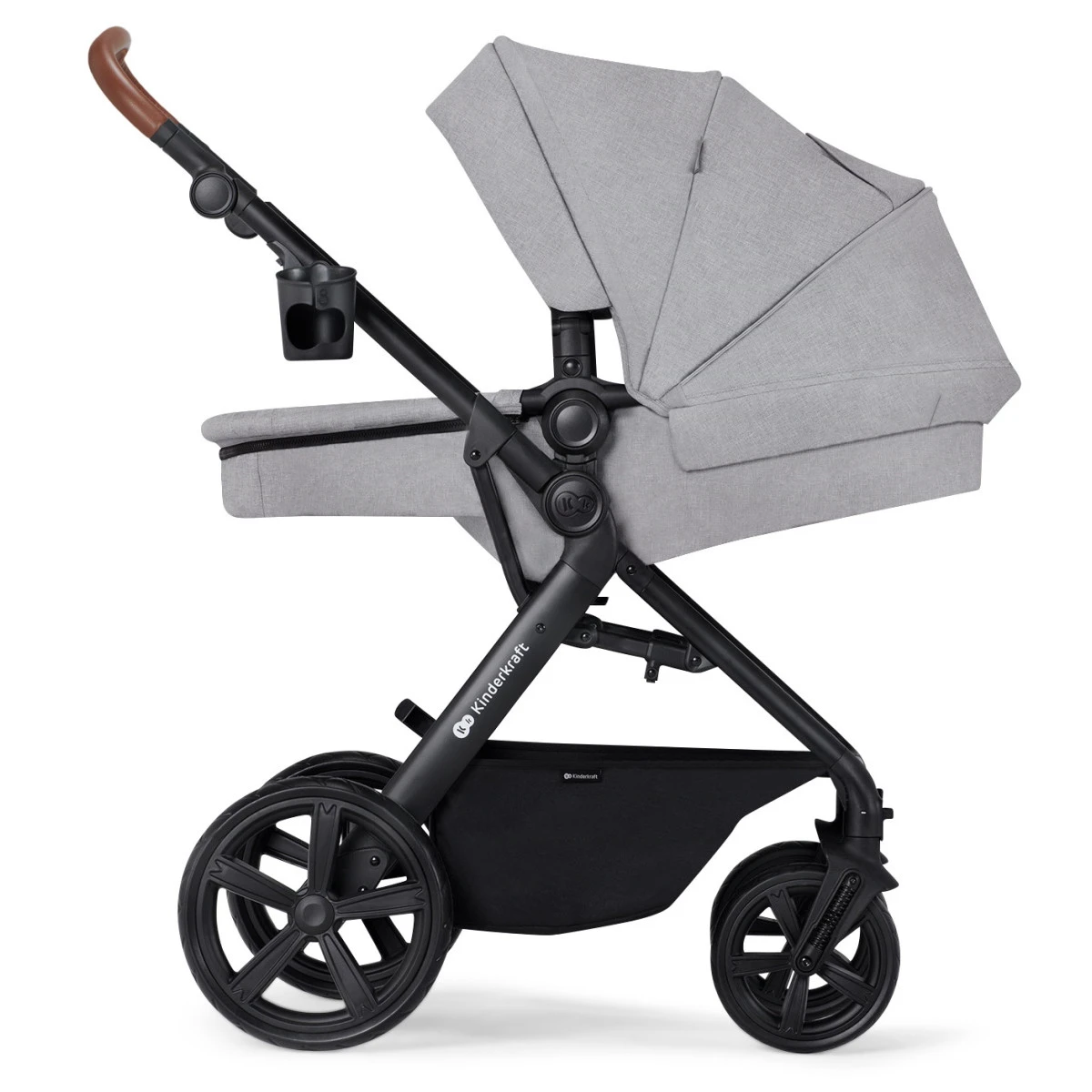 Kinderkraft A-Tour Light Grey 3-in-1 Kinderwagen Incl. Autostoel KSATOU00LGR3000 3 Kinderkraft A-Tour Light Grey 3-in-1 Kinderwagen Incl. Autostoel KSATOU00LGR3000 - Afbeelding 3