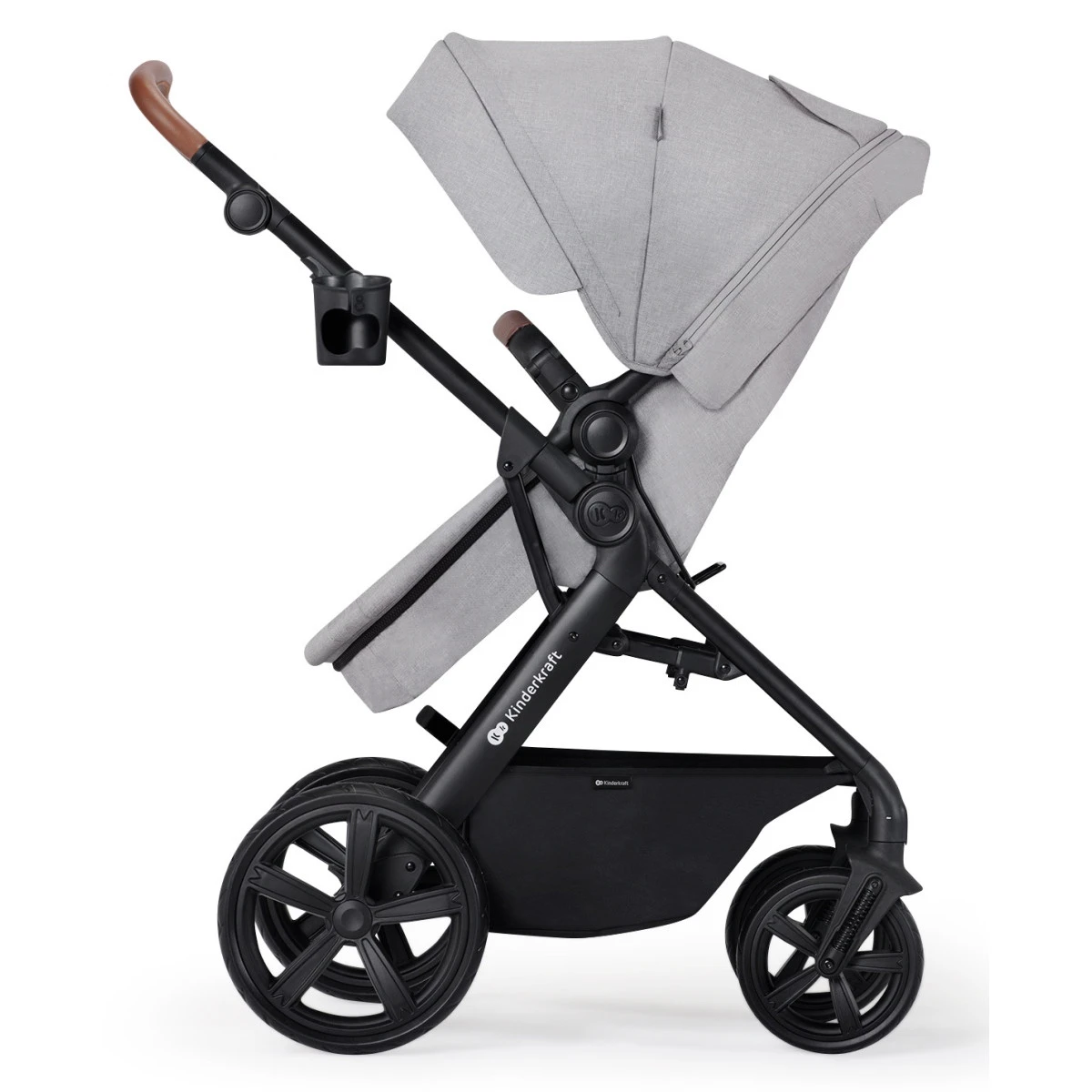 Kinderkraft A-Tour Light Grey 3-in-1 Kinderwagen Incl. Autostoel KSATOU00LGR3000 4 Kinderkraft A-Tour Light Grey 3-in-1 Kinderwagen Incl. Autostoel KSATOU00LGR3000 - Afbeelding 4