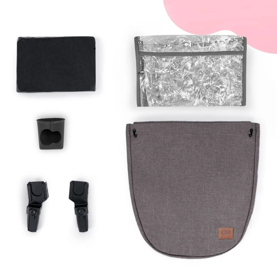 Kinderkraft B-Tour Ash Grey 3-in-1 Combi Kinderwagen Incl. Autostoel KSBTOU00DGR3000 17 Kinderkraft B-Tour Ash Grey 3-in-1 Combi Kinderwagen Incl. Autostoel KSBTOU00DGR3000 - Afbeelding 17