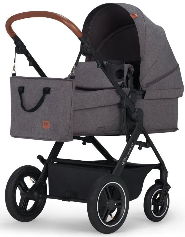 Kinderkraft B-Tour Ash Grey 3-in-1 Combi Kinderwagen Incl. Autostoel KSBTOU00DGR3000 2 Kinderkraft B-Tour Ash Grey 3-in-1 Combi Kinderwagen Incl. Autostoel KSBTOU00DGR3000 - Afbeelding 2