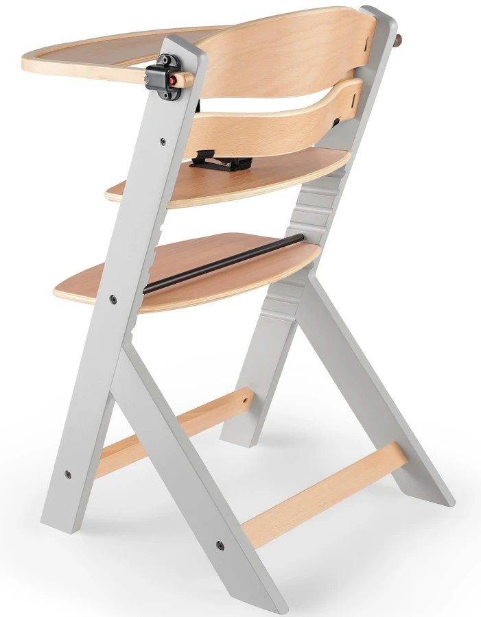 Kinderkraft Enock Grijs/Naturel Houten Meegroei Kinderstoel KKKENOCGRY0000 4 Kinderkraft Enock Grijs/Naturel Houten Meegroei Kinderstoel KKKENOCGRY0000 - Afbeelding 4