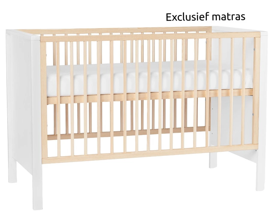 Kinderkraft Mia Wit Ledikant KKHMIAWHT0000 1 Kinderkraft Mia Wit Ledikant KKHMIAWHT0000