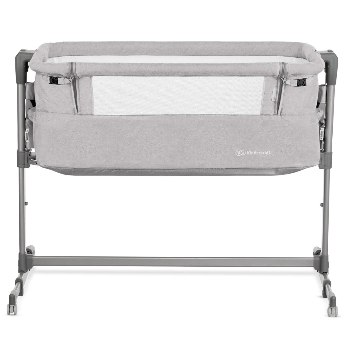 Kinderkraft Neste Up Grey Light Melange Wieg Aan Bed KKLNESTGRY000N 3 Kinderkraft Neste Up Grey Light Melange Wieg Aan Bed KKLNESTGRY000N - Afbeelding 3