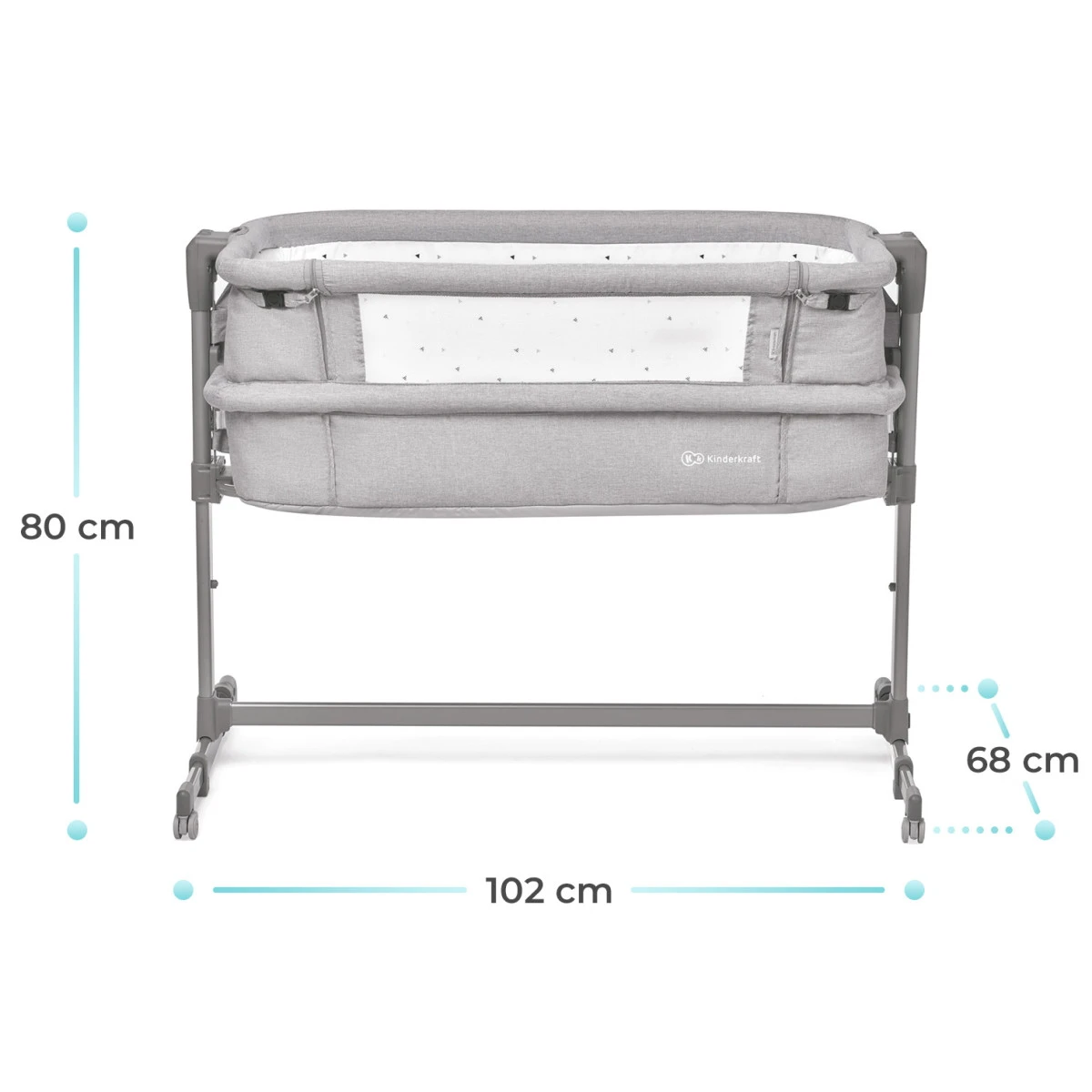 Kinderkraft Neste Up Beige Wieg Aan Bed KKLNESTBEG000N 10 Kinderkraft Neste Up Beige Wieg Aan Bed KKLNESTBEG000N - Afbeelding 10