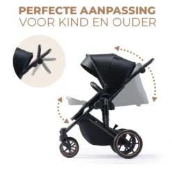 Kinderkraft Prime 2 Venezian Black 3-in-1 Kinderwagen Incl. Autostoel KSPRIM02BLK3000 -Dolu Verkoopwinkel kinderkraft prime 2 venezian black 3in1 kinderwagen ksprim02blk3000 4