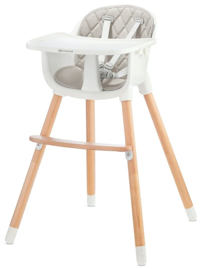 Kinderkraft Sienna Grey 2-in-1 Kinderstoel KKKSIENGRY0000 2 Kinderkraft Sienna Grey 2-in-1 Kinderstoel KKKSIENGRY0000 - Afbeelding 2