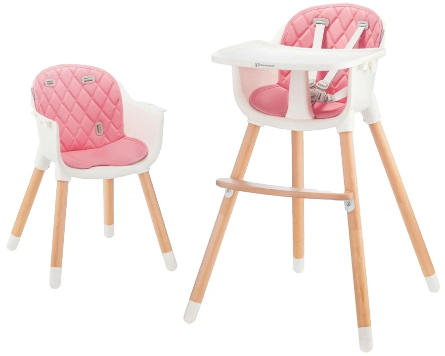 Kinderkraft Sienna Pink 2-in-1 Kinderstoel KKKSIENPNK0000 1 Kinderkraft Sienna Pink 2-in-1 Kinderstoel KKKSIENPNK0000