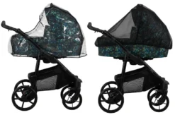 Kunert Mata Black Pink 2-in-1 Combi Kinderwagen MATA-06-BLACK -Dolu Verkoopwinkel kunert mata 2 in 1 combi kinderwagen mata 10 2 1