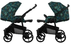Kunert Mata Black Mocca 2-in-1 Combi Kinderwagen MATA-02-BLACK -Dolu Verkoopwinkel kunert mata 2 in 1 combi kinderwagen mata 10 3