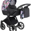 Kunert Talisman Black Flowers 2-in-1 Kinderwagen TA-01-BLACK