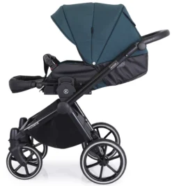 Kunert Talisman Black Flowers 2-in-1 Kinderwagen TA-01-BLACK -Dolu Verkoopwinkel kunert talisman black green 2 in 1 kinderwagen ta 04 black 6