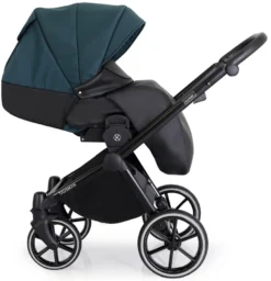 Kunert Talisman Black Pepper 2-in-1 Kinderwagen TA-06-BLACK -Dolu Verkoopwinkel kunert talisman black green 2 in 1 kinderwagen ta 04 black 8 1