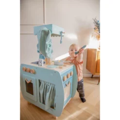 Label Label Groen Houten Bistro Keuken LLWT-34758 -Dolu Verkoopwinkel label label groen houten bistro keuken llwt 34758 sfeer