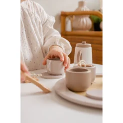 Label Label Nougat Houten Theeservies Set LLWT-37117 18 Label Label Nougat Houten Theeservies Set LLWT-37117 -Dolu Verkoopwinkel label label nougat houten theeset