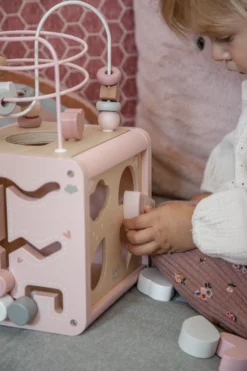 Label Label Roze Houten Activiteitenkubus LLWT-34314 15 Label Label Roze Houten Activiteitenkubus LLWT-34314 -Dolu Verkoopwinkel label label roze houten activiteitenkubus llwt 34314 7