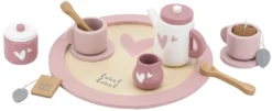 Label Label Roze Houten Theeservies Set LLWT-24838