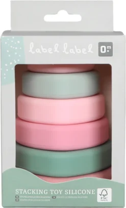 Label Label Roze Silicone Stapeltoren LLST-15355 -Dolu Verkoopwinkel label label roze silicone stapeltoren llst 15355 3 1