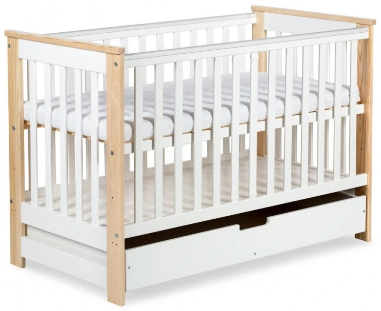 Ledikant Lieke Naturel 60x120 Cm 1 Ledikant Lieke Naturel 60x120 Cm