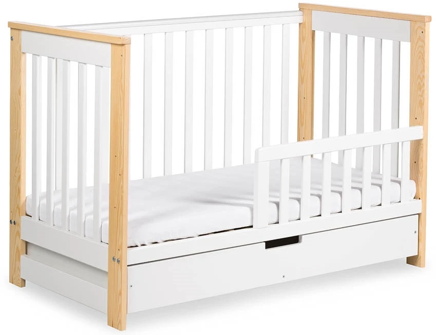 Ledikant Lieke Naturel 60x120 Cm 2 Ledikant Lieke Naturel 60x120 Cm - Afbeelding 2