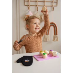 Label Label Barbapapa Houten Cupcakes Set LLBB-35808 -Dolu Verkoopwinkel llbb 35793 label label barbapapa wooden cupcakes set 14