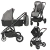 Lorelli Aria Grey 3-in-1 Kinderwagen Incl. Autostoel 1002177-2325
