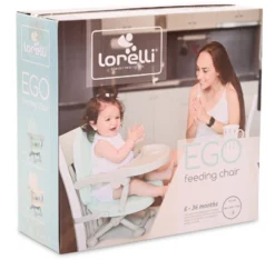 Lorelli Ego Grey Inklapbare Stoelverhoger 1010048-0002 -Dolu Verkoopwinkel lorelli ego beige kinderstoel 1010048 0002 8