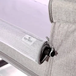 Lorelli Milano Grey 2-in-1 Wieg Aan Bed 1008044-0003 -Dolu Verkoopwinkel lorelli milano 2 in 1 wieg aan bed 1 2