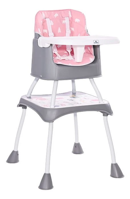Lorelli Trick Pink Bears 3-in-1 Kinderstoel 1010049-2133 1 Lorelli Trick Pink Bears 3-in-1 Kinderstoel 1010049-2133