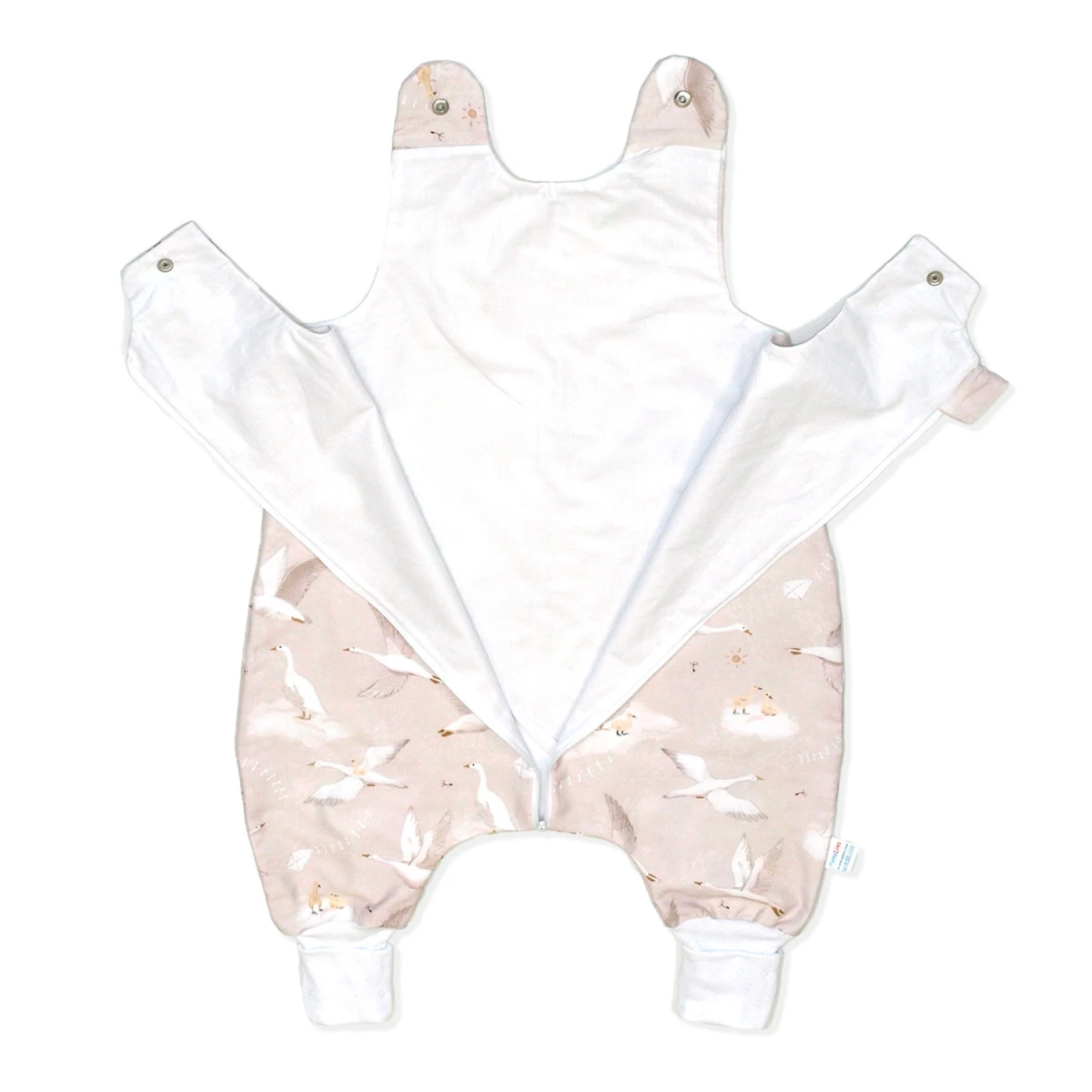 MamaLoes Amy Nature Goose 12-24 Mnd Onesie Slaapzak 85378 2 MamaLoes Amy Nature Goose 12-24 Mnd Onesie Slaapzak 85378 - Afbeelding 2