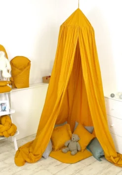 MamaLoes Amy Pure Okergeel Klamboe 80076 -Dolu Verkoopwinkel mamaloes amy pure okergeel klamboe 80076