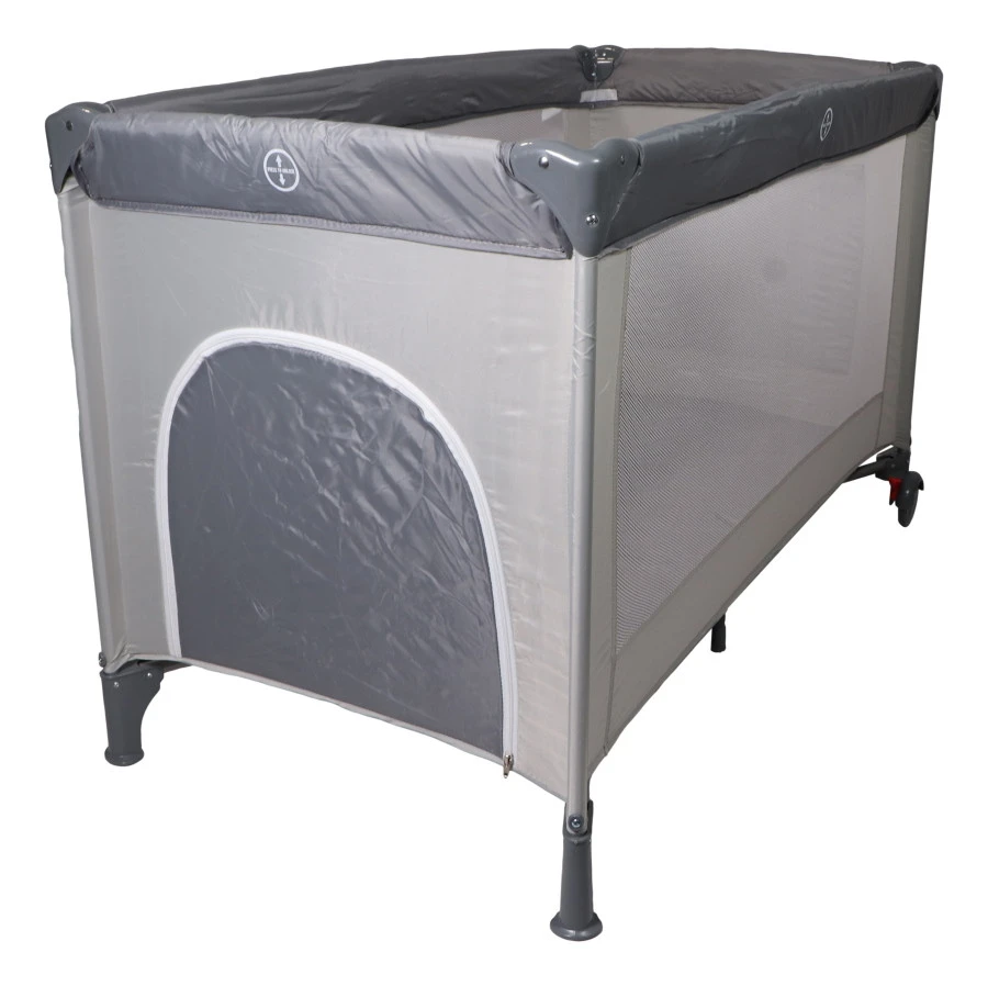 Ding Deluxe Grey Campingbedje Incl. Bodemverhoger 1 Ding Deluxe Grey Campingbedje Incl. Bodemverhoger